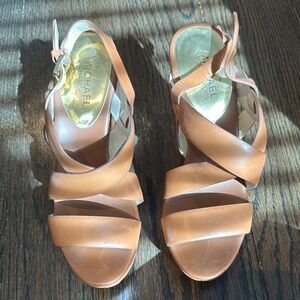 Michael Kors Women's Tan Sandals
